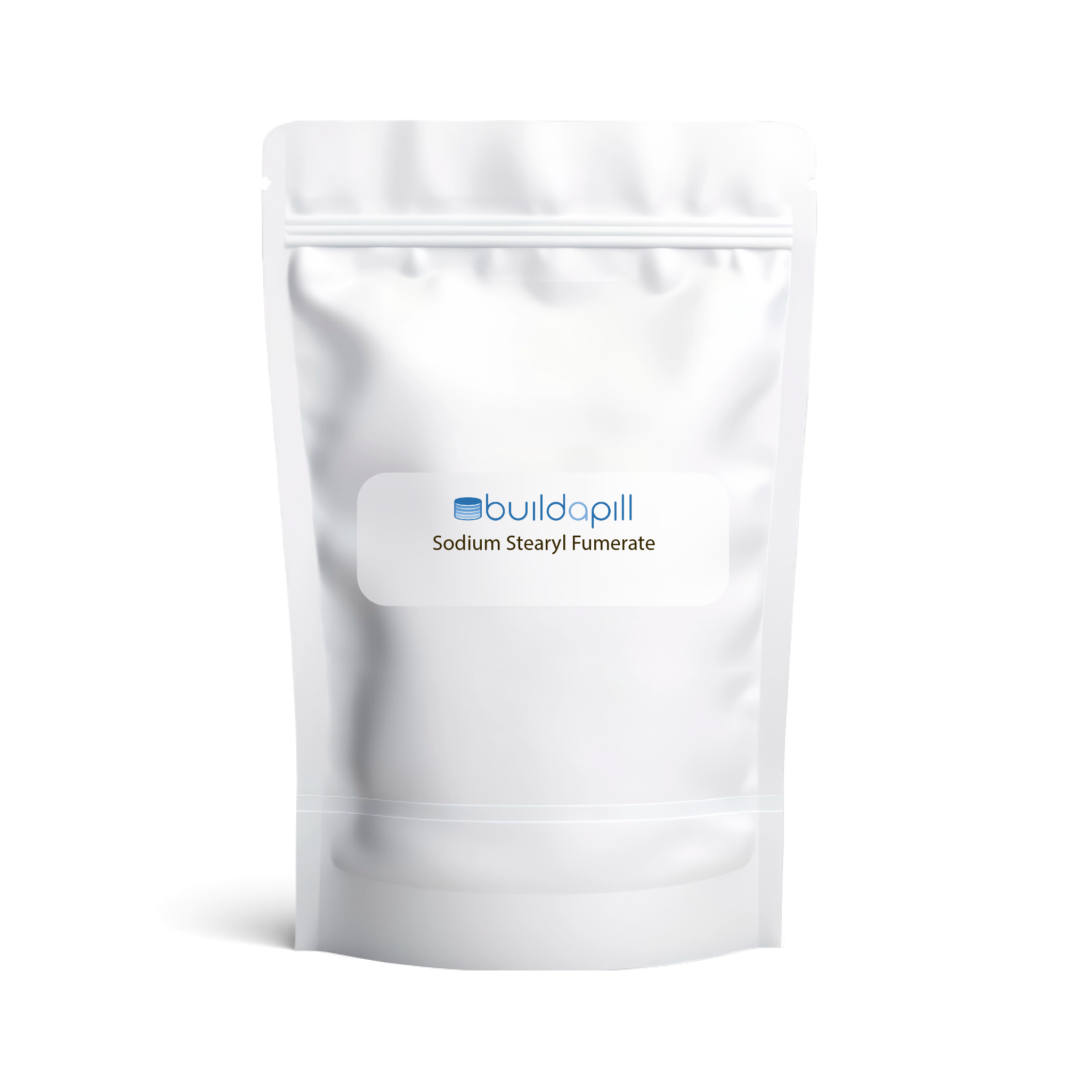 Sodium Stearyl Fumarate-White-Pouch-Bag-Excipient-BuildaPill